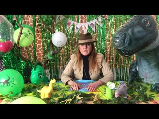 Sarah ferguson reading what if dinosaurs were pink by jarrett whitlow