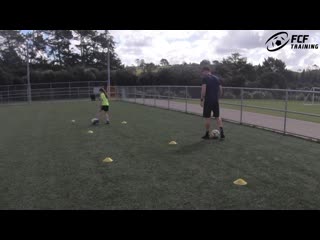 Young baller 1v1 with 9 year old skye ball mastery, passing skills обрезка 02