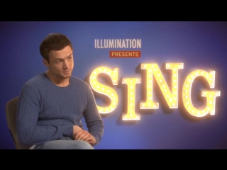 Sing – taron egerton talks bowie, gorillas and biggest real life challenge with hag & con