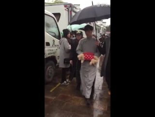 [fancam] 160222 yixing @ "old nine gates" recording