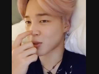 Booping his own nose