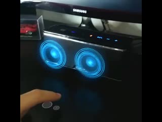 Augmented reality vumeters