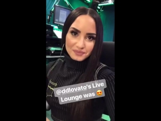 Demi lovato via bbc radio 1’s instagram story (november 13)