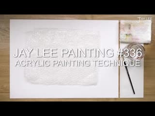 'bubble wrap' acrylic painting techniques for beginners 'blue sky' mp4