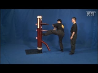 咏春拳木人桩江志强 sifu kong chi keung wooden dummy 2