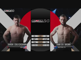 Rizin 14 daron cruickshank damien brown