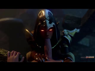 Demon hunter sombra blowjob