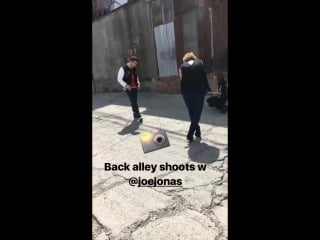 Mnmachado instagram story back alley shoots w @ joejonas