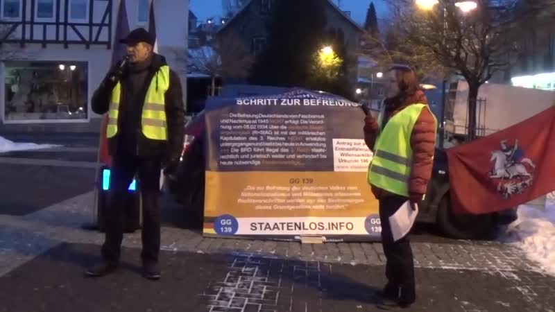 Gelbe westen gilets jaunes live aus zella mehlis thüringen