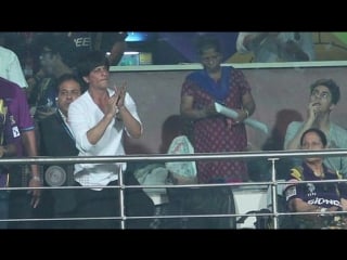 Shahrukh khan kolkata knight riders beat mumbai india ipl 2015 kkr v mi