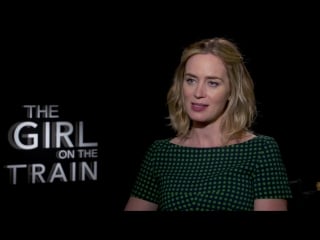 Emily blunt on being drunk and ugly and acting out grief porn (the girl on the train)