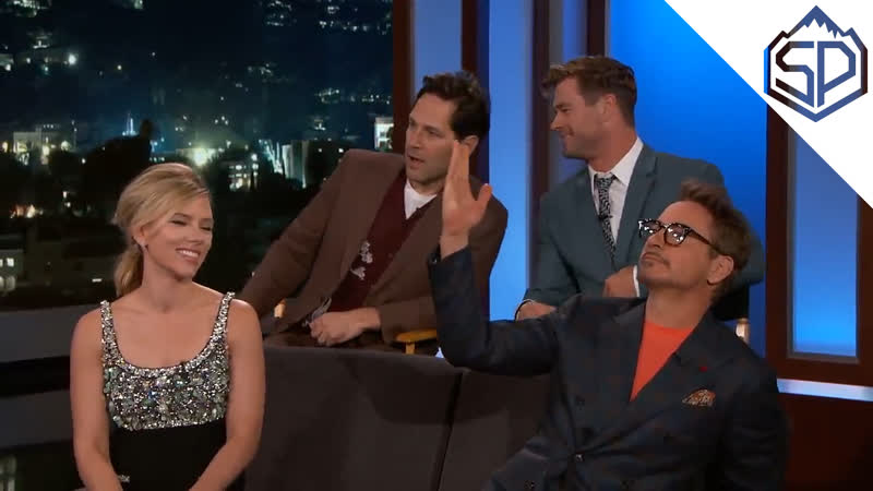 Актёры фильма "мстители финал" на шоу джимми киммела