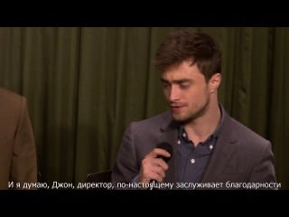 [daniel radcliffe, dane dehaan] "porn your darlings" interview (rus subs)