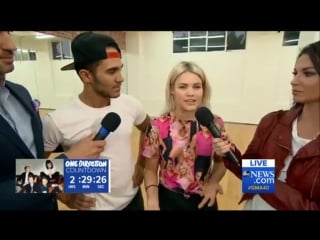 Dwts carlos penavega witney carson finale rehearsals gma interview live