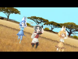 Mmd kf kaban, serval, server tougen renka