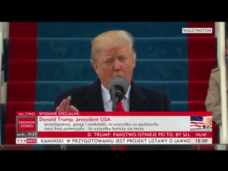 Trump 45 prezydentem usa zobacz całe przemówienie po zaprzysiężeniu tvp