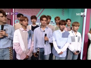 170829 wanna one @ the show backstage