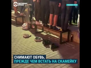 Как "бандиты и наркоманы" поддерживают порядок во время протестов в беларуси