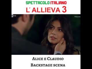 Backstage 🎬 + scena in tv 📺 uno dei momenti più attesi con lino guanciale e alessandra mastronardi