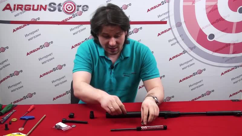 Устаноа газовой пружины на примере stoeger x20