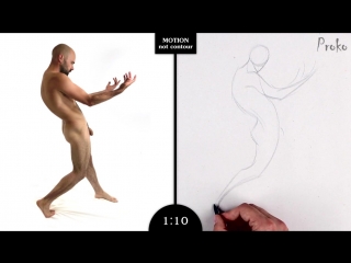 Proko figure drawing fundamentals 01 gesture gesture quicksketch 2 minute pose (10)