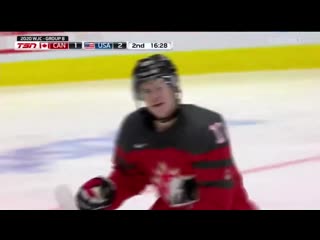 ✨ connor mcda connor mcmichael pots canada's first goal of the tournament! 🇨🇦