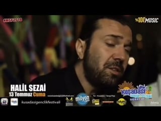 Kuşadası gençlik festivali 2018 13 temmuz halil sezai