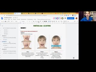 Gimnasia de consonantes con león