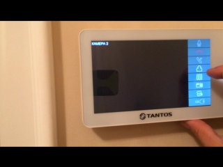 Устаноа видеодомофона с дополнительной камерой