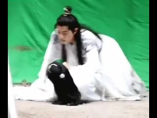 ㅋㅋㅋ i like this scene wangyibo xiaozhan theuntamed