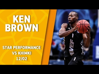 Star performance ken brown – 22 pts, 5 reb 5 6 from downtown in a big win @ khimki!