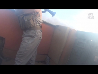 Атака иг на позиции пешмерги запечатленная на камеру go pro одного из боевиков