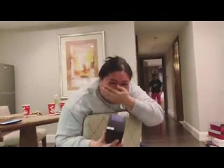 Sandara once again surprised her friend