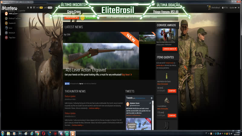 Thehunter classic # caçada e batepapo