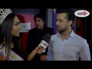 Atif aslam interview at the hague holland with miss india preety dhillon 2017