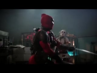 Дэдпул и домино против джокера и харли квинн deadpool domino vs joker harley quinn