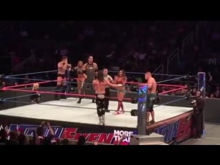 John cena nikki bella & dolph ziggler vs baron corbin,carmella & the miz[mixed tag team match[[dark match]smackdown]