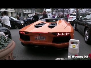 Supercars in monaco new year 2016 p1, laferrari, 570s, gtx1, new r8 v10 more