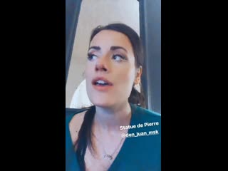 Patricia bernier statue de pierre (live) instagram stories