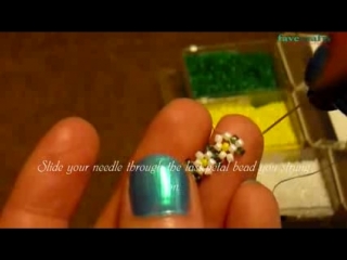 How to make a vertical spacer daisy chain bracelet jewelry making tutorial