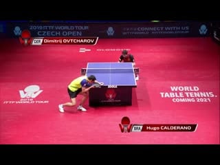 Dimitrij ovtcharov vs hugo calderano | czech open 2019 (1/2)