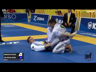 Mauricio de oliveira vs jake watson | purple #ibjjfworld17 #bjj freaks