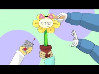 Flowey does the baku baku nya nya undertale