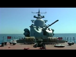 Демонстрация огневой мощи военно морского флота россии