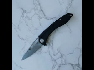 30% off kubey ku345a merced folding knife eadblasted aus 10 blade black g10 handle