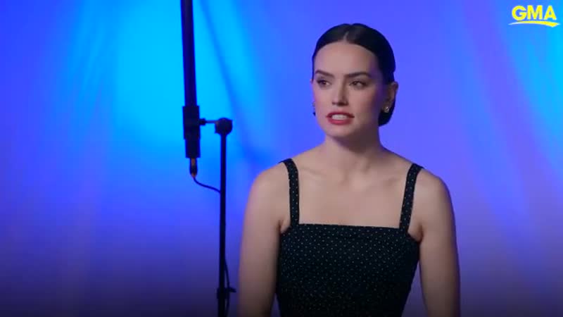 Daisy ridley shares her reaction to seeing clips from theriseofskywalker and gives the sco