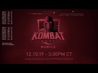 See you tomorrow on the @mkmobilegame kombat kast on facebook live at 300 pm ct 900 pm utc! you wont want to miss it! mp4