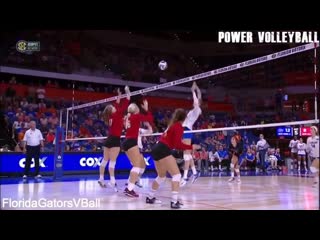 Crazy tall players skills in volleyball (hd)