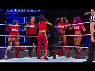 Bayley, asuka, sasha banks, nia jax, alicia fox vs becky lynch, natalya, tamina, naomi