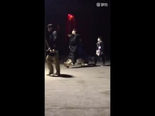 Leejongsuk @ jade lover filming set